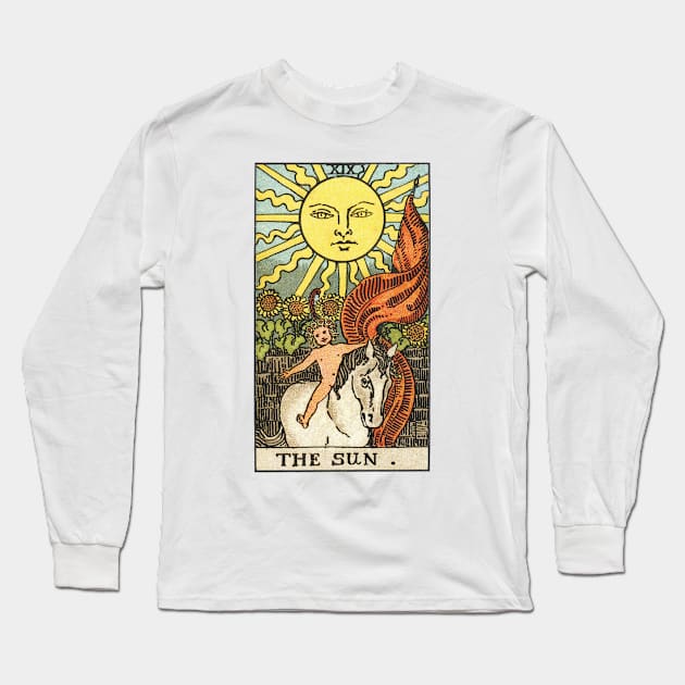 THE SUN Long Sleeve T-Shirt by WAITE-SMITH VINTAGE ART